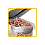 Контейнер для зберігання сухого корму Stefanplast (Стефанпласт) Pet food Container 7л (2,5кг) світло-бежевий/білий, фото 3
