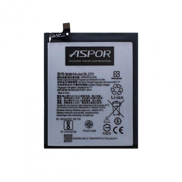 Акумулятор Aspor для Lenovo BL-270 (Vibe K6 Plus / K6 Note)