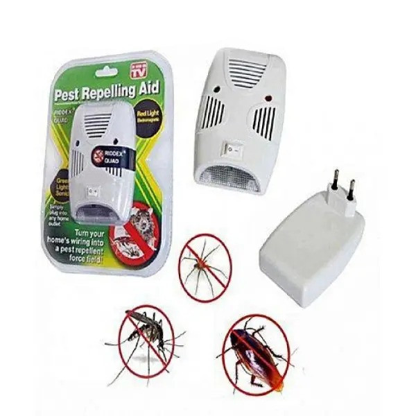 Електромагнітний відлякувач тарганів мишей Riddex Quad Pest Repelling Aid
