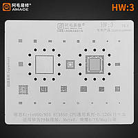 Трафарет BGA Amaoe Huawei HW:3 P8 Mate8 Honor 8 Kirin950/955 HI3650 (0.12mm)