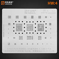 Трафарет BGA Amaoe Huawei HW:4 HI6220 / 6250 / MSM8952 (0.12mm)