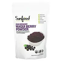 Sunfood, Superfoods, порошок из необработанных органических ягод маки, 227 г (8 унций) в Украине