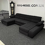 Новий п-подібний диван в тканині з Європи, фото 7