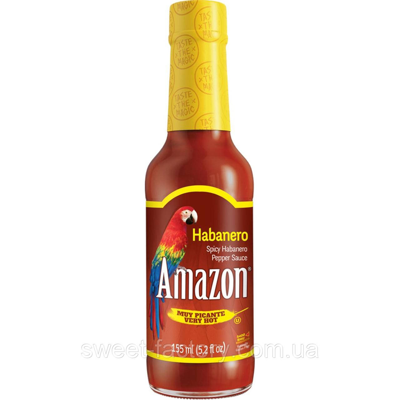 Гострий соус Amazon Habanero 155ml, фото 1