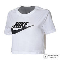 Футболка женская Nike Sportswear Essential Women's Cropped T-Shirt BV6175-100 (BV6175-100). Женские спортивные