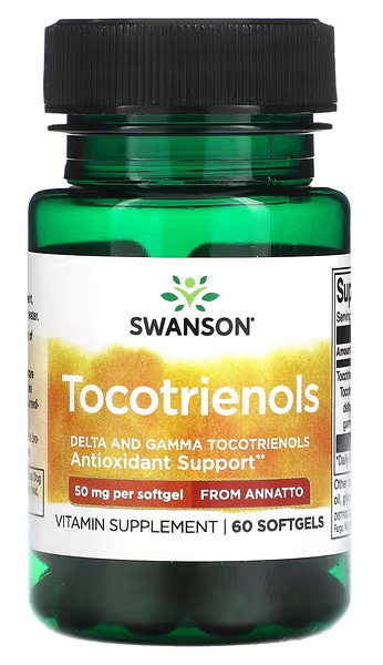 Витамин Е Токотриенол 50мг 60 капс (США) Swanson Tocotrienols 50mg (ID ...