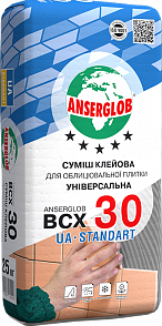 Клей Anserglob ВСХ 30 25 кг