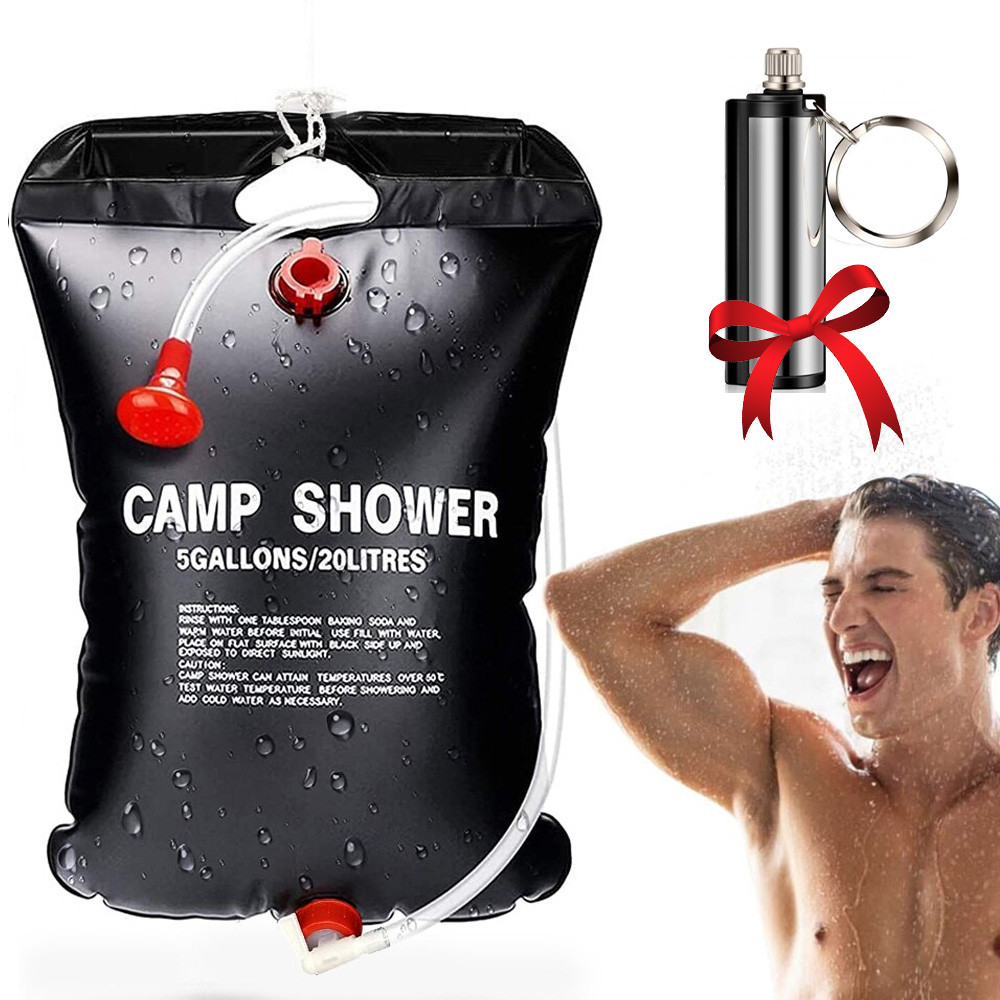 Душ для Кемпинга и Дачи 20 Л Camp Solar Shower + Подарок Вечная Спичка ...