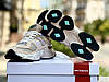 Чоловічі кросівки New Balance 9060 beige Нью Беланс 9060 бежеві замш текстиль рефлектив унісекс, фото 7