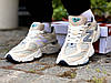 Чоловічі кросівки New Balance 9060 beige Нью Беланс 9060 бежеві замш текстиль рефлектив унісекс, фото 9