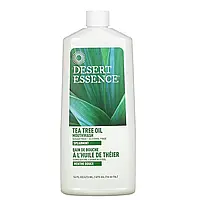 Desert Essence, Жидкость для полоскания рта с натуральным освежающим маслом чайного дерева, не содержит,