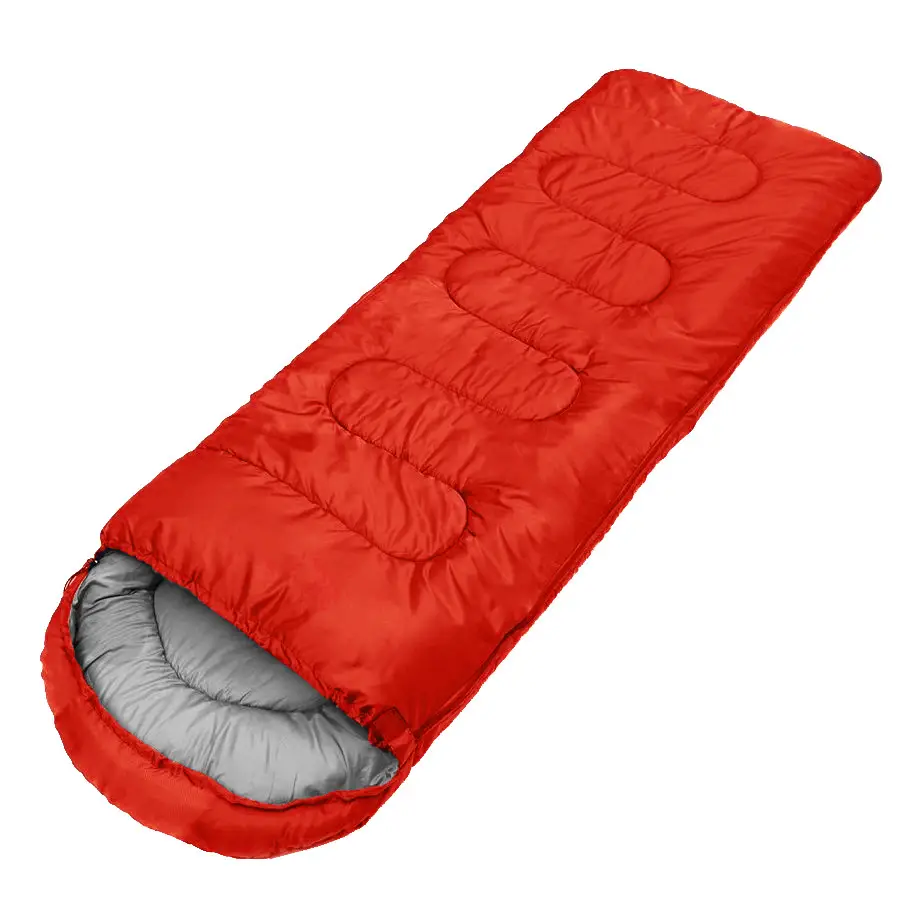 Спальний мішок (спальник) ковдра з капюшоном E-Tac SB-01 Red