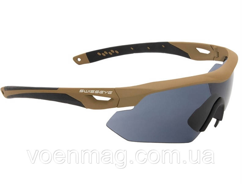 Окуляри балістичні сонцезахисні SWISS EYE NIGHTHAWK COYOTE