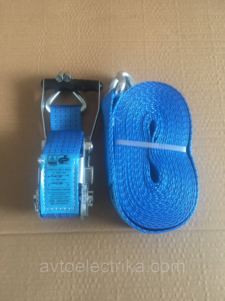 Стяжка вантажу 5 м 9 м, 50 мм., фото 1