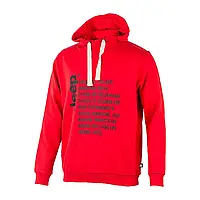 Чоловіче Худі JEEP HOODED SWEATSHIRT Since 1941 Червоний S (O102569-R699 S)