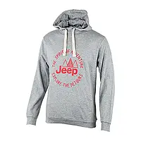 Чоловіче Худі JEEP HOODED SWEATSHIRT The spirit of Adventure Сіре L (O102567-J866 L)