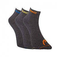 Шкарпетки Head SNEAKER 3PPK UNISEX темно-сірий 35-38 (761010001-002 35-38)