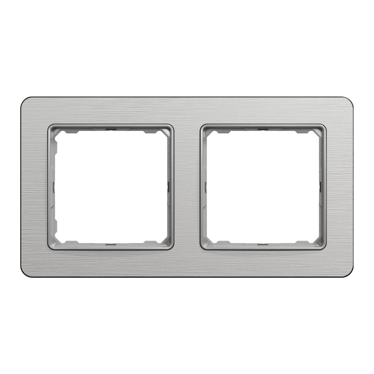 Рамка 2-постова Матовий алюміній Sedna Elements Schneider Electric SDD370802