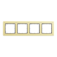 Рамка 4-постовая Матовое золото Sedna Elements Schneider Electric SDD371804