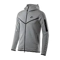 Чоловіча Толстовка Nike M NSW TCH FLC HOODIE FZ WR Сірий 2XL (CU4489-063 2XL)