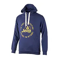 Чоловіче Худі JEEP HOODED SWEATSHIRT The spirit of Adventure Синій L (O102567-K877 L)