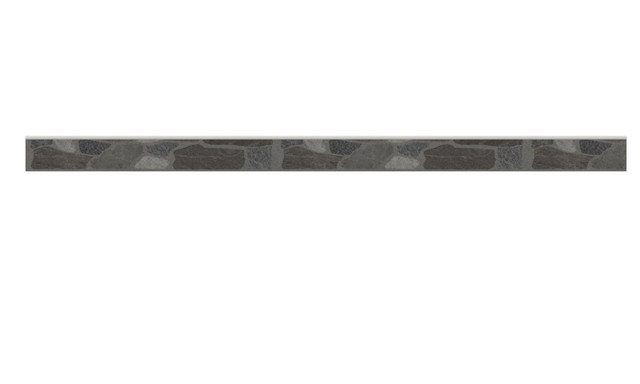 Керамічний плінтус Golden Tile CORTILE Сірий 2F2830 7х40