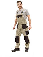 Роба для строителей, спец одежда, Полукомбенизон демисезонный,Летний полукомбинезон рабочий мужской защитный,