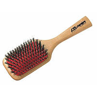 Щітка Comair Natural Wooden Brush з натуральною щетиною 9-рядна