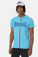 Мужская хлопковая футболка Lonsdale - трикотажная