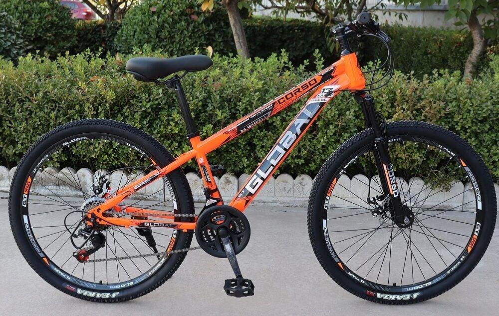 Велосипед спортивний гірський MTB Corso Global TK-26003 (колеса 26 дюймів, швидкості 21)