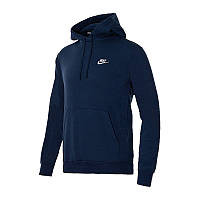 Мужская Толстовка Nike M NSW CLUB HOODIE PO BB Синий S (BV2654-410 S)