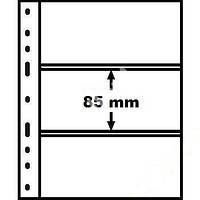 Листы на банкноты 3 ячейки формата Optima