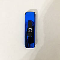 Зажигалка необычная синяя, Электронная зажигалка спиральная подарочная, EZ-851 Юсб зажигалка TVS