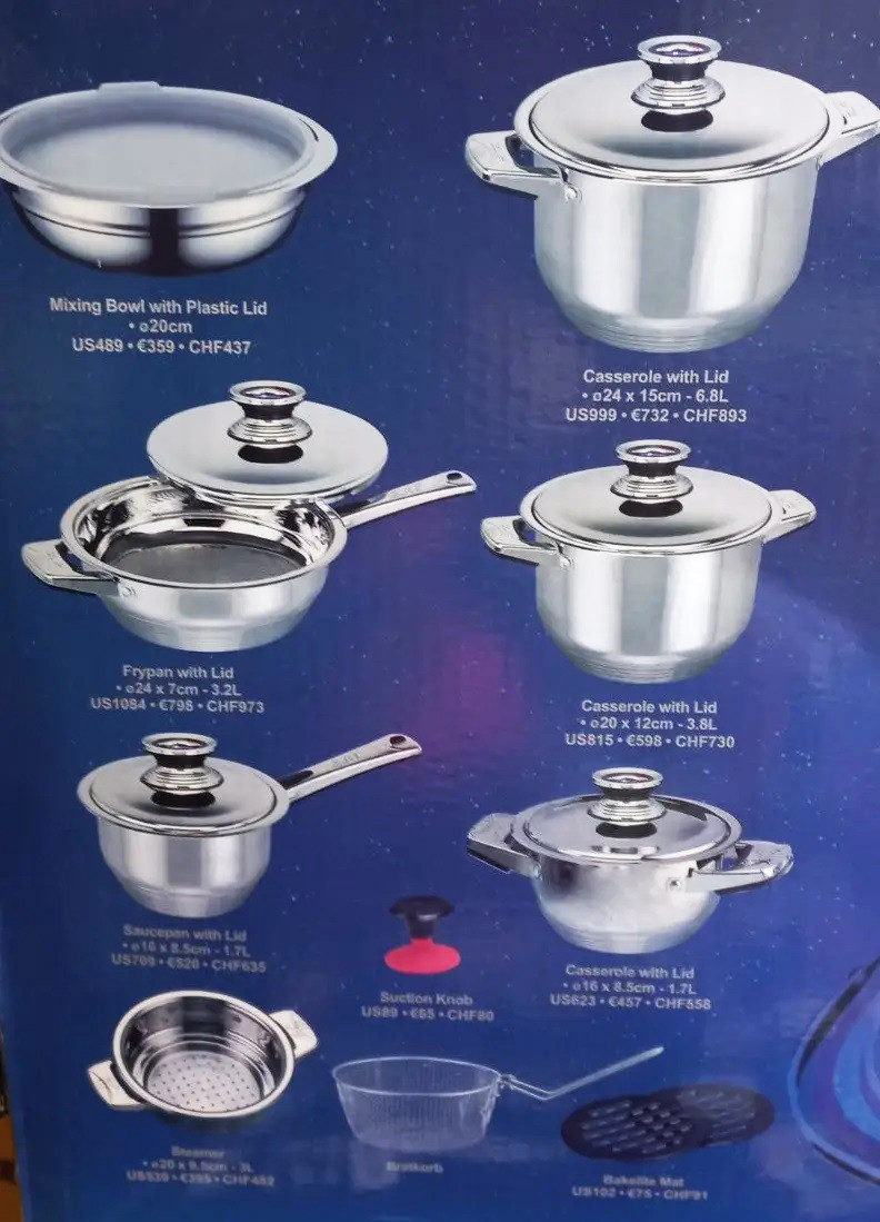 Купить Набор кастрюль с крышками и сковородой Z.P.T. International