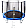 Батут для дітей Atleto 252 см із захисною сіткою та драбиною, Дитячий спортивний батут для дому Planetsport, фото 10