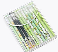 Ручка пиши-стирай синяя упаковка 12 шт "Авокадо" Ручка Стирачка для детей