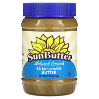 SunButter, Natural Crunch, спред из семян подсолнечника, 16 унций (454 г) Киев