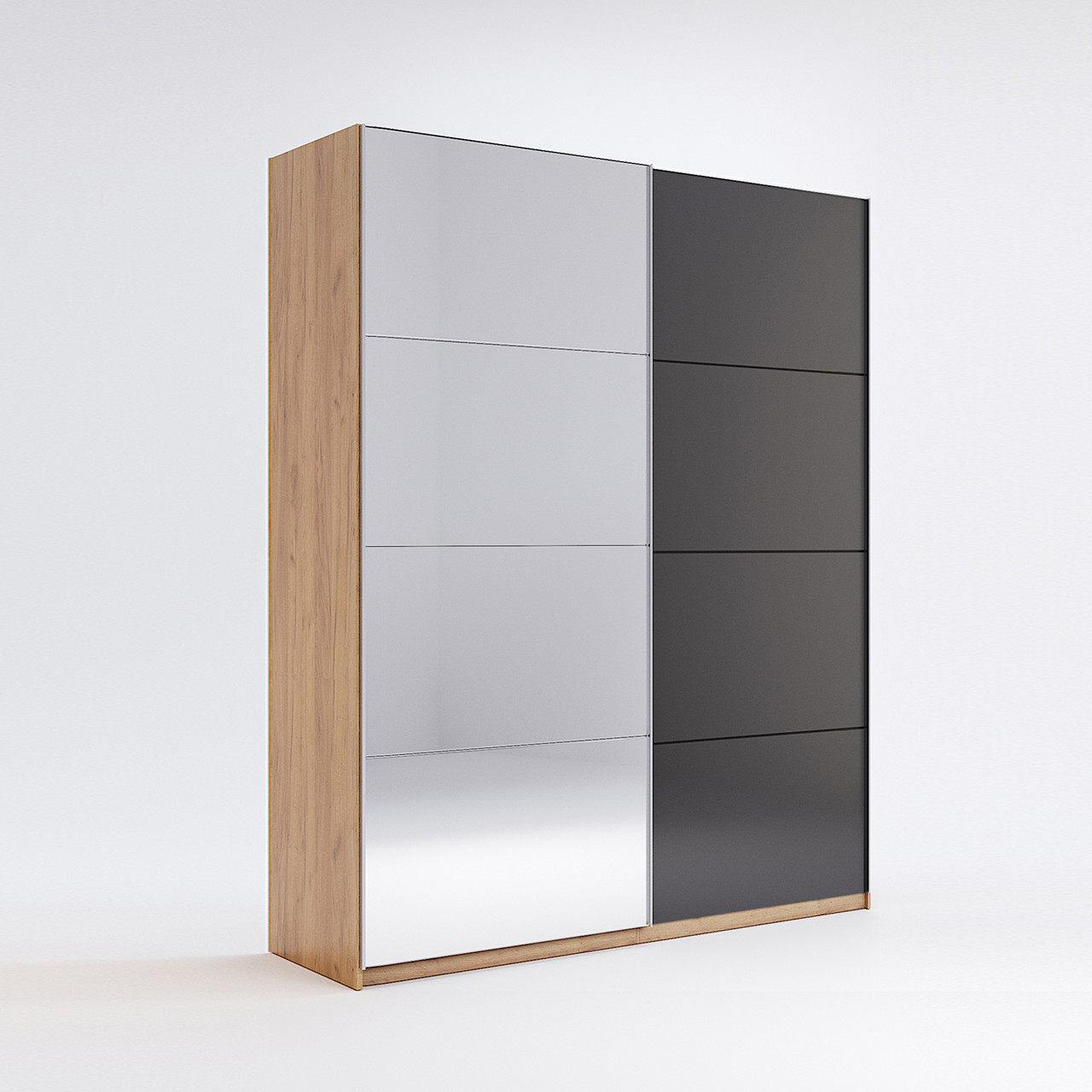 Шафа-купе Луна 1,5м (*Двері Мат Лава/Дзеркало*), фото 1