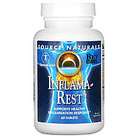 Поддерживает здоровую воспалительную реакцию Инфлама Рест Source Naturals (Inflama-Rest) 60 таблеток