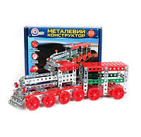 KM4814 Конструктор металлический Поезд ТехноК для детей