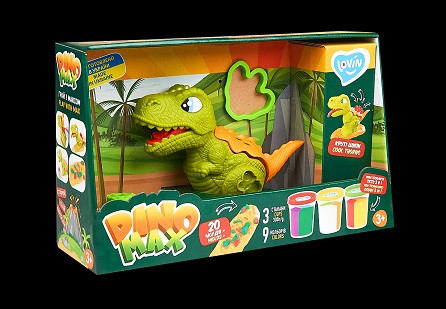 KM41173 Dino Max ТМ Lovin Набір для ліплення з тістом