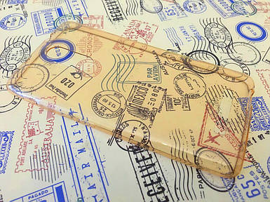 Ультратонкий 0,3 мм чохол для Xiaomi Redmi Note 3 золотистий