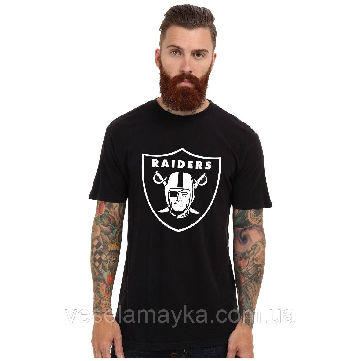 Футболка з логотипом Raiders, фото 1