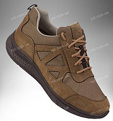 Тактичні демісезонні кросівки / шкіряне військове взуття демі ENIGMA Stimul (coyote)