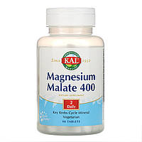 Магний малат, Magnesium Malate, KAL, 90 таблеток