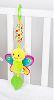 Дитяча іграшка-підвіска-брязкальце Метелик маленька