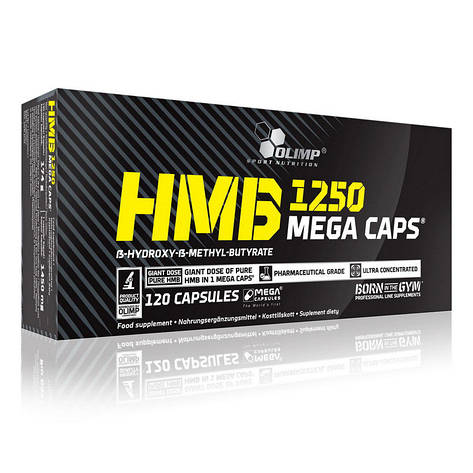 OLIMP HMB mega caps 1250 120 caps, фото 1