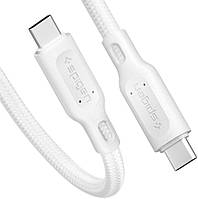 Кабель Spigen DuraSync UCB-C to USB-C 2.0 1.5m 60W White 000CA25703