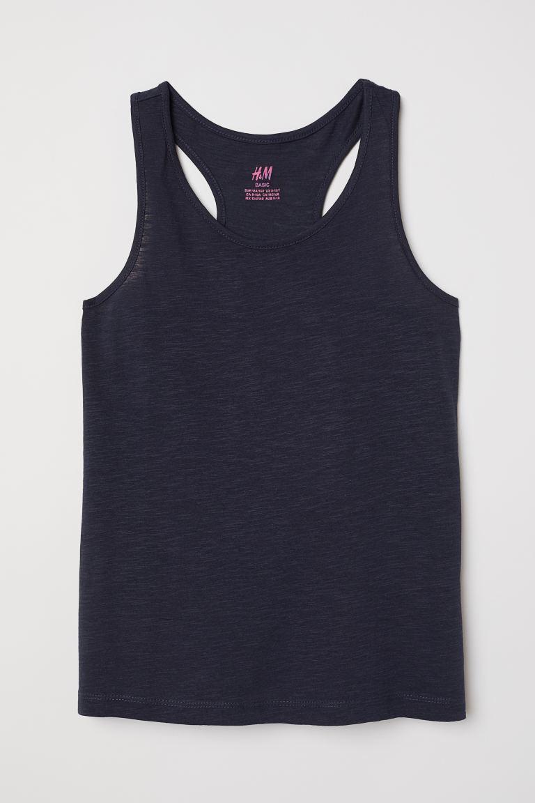 Майка синя однотонна H&M р.146/152см (10-12 років)