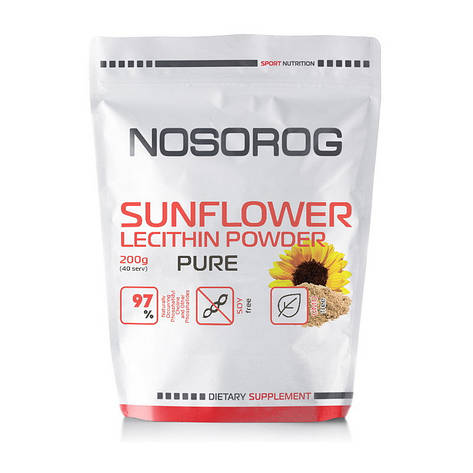 Sunflower Lecithin Powder (200 g, pure), фото 1